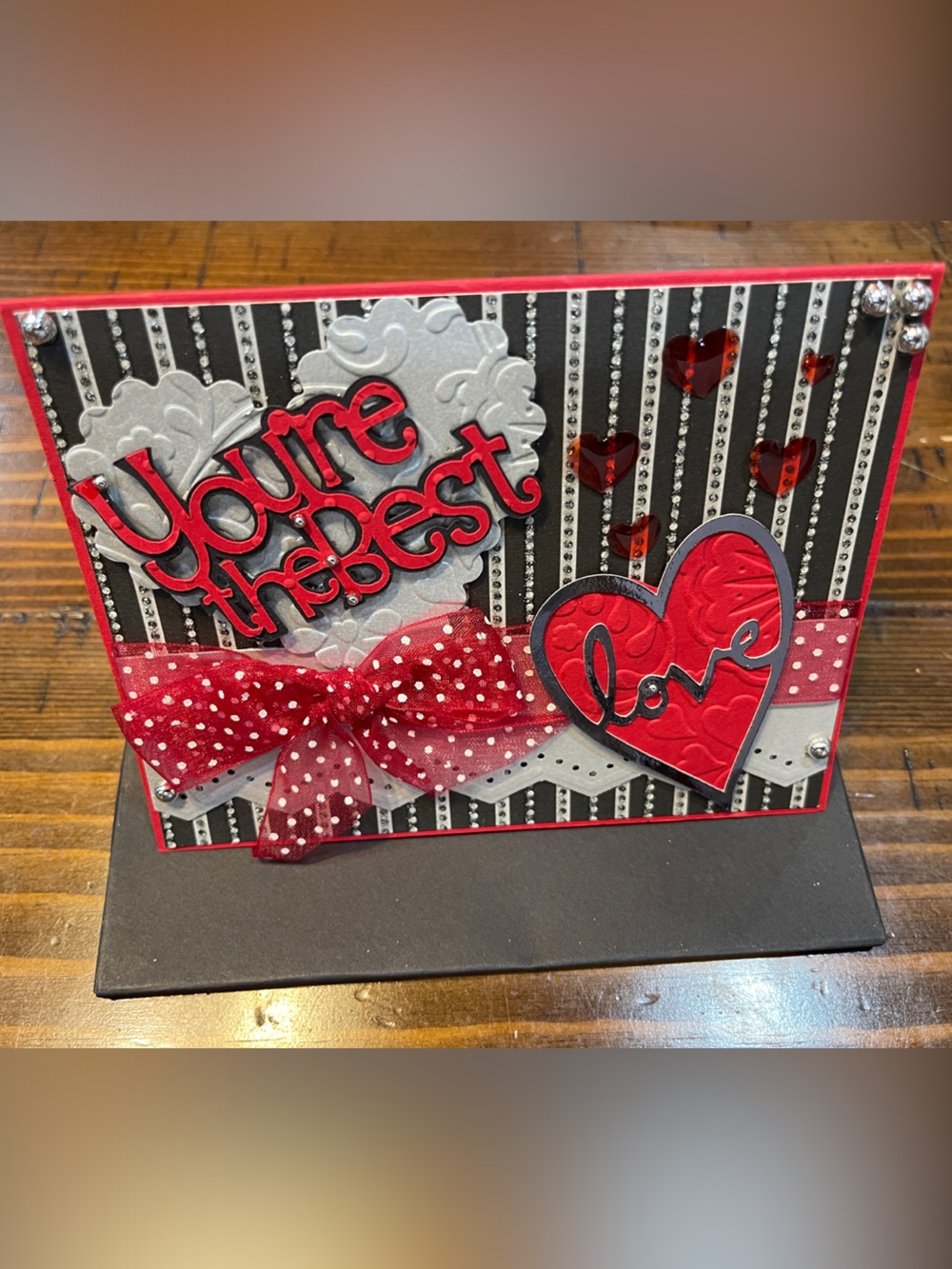 Handmade Layered  "You're the Best"  Card Art